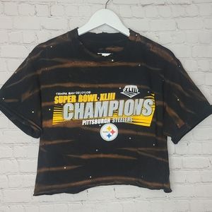 Pittsburgh Steelers Crop Tee
